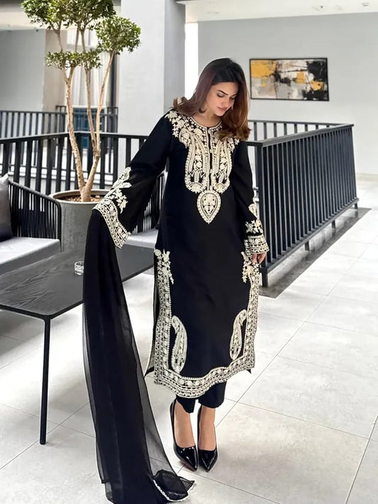 MAYA - Arabic Lawn Embroidered 3PC