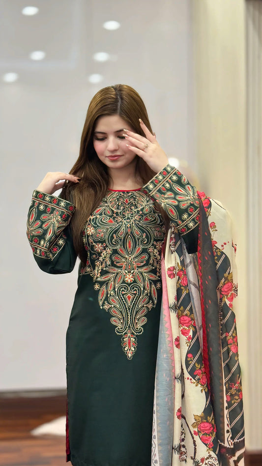 DINAR EMBROIDERY 3PC