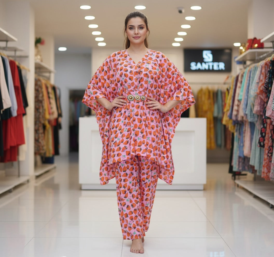 PRINTED KAFTAN 2PC