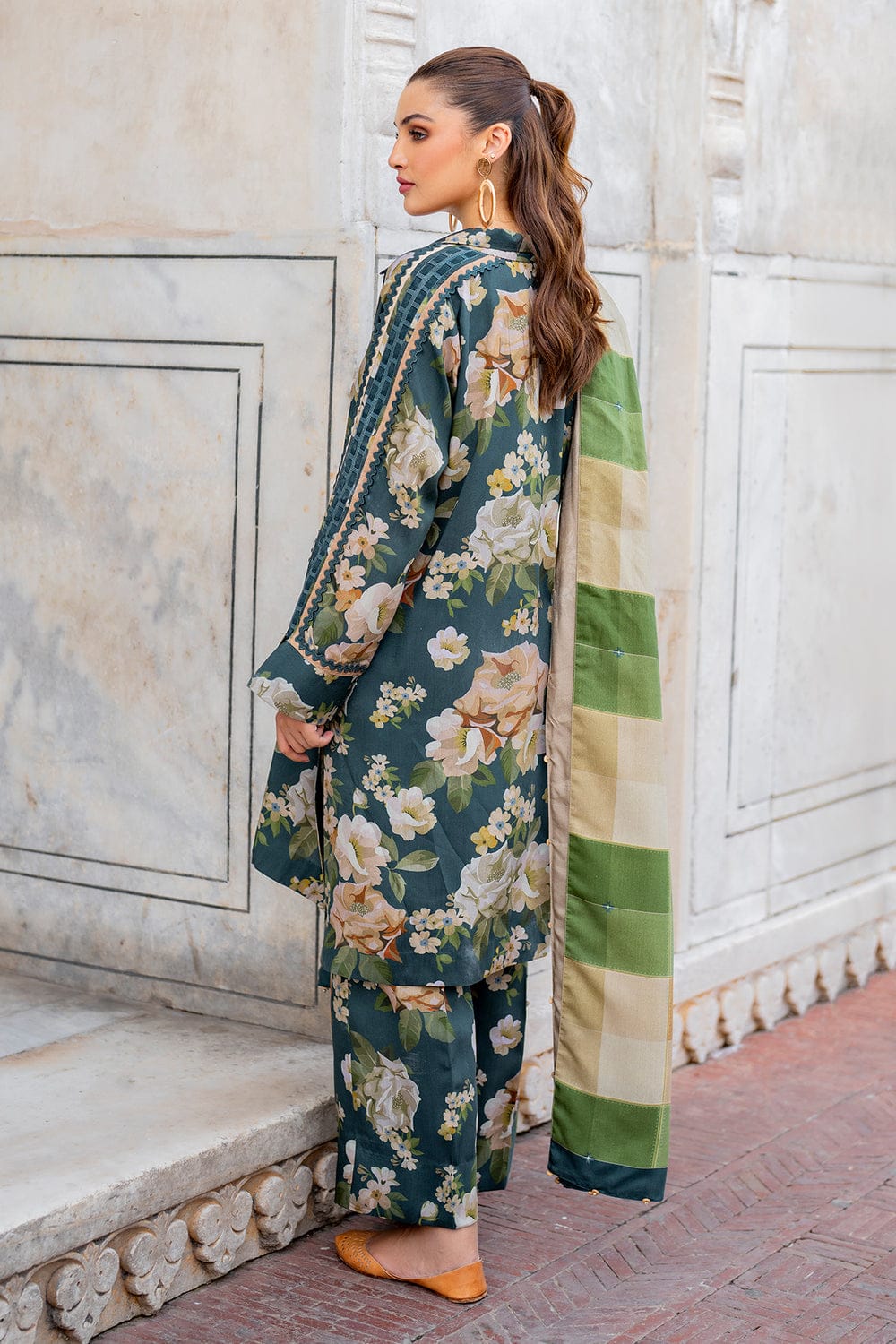 BAROQUE All-Over Printed Unstitched 3-Piece