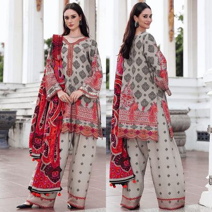 CHARIZMA – Airjet Khaddar Digital Print 3PC