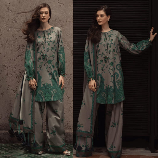 CHARIZMA – Airjet Khaddar Digital Print 3PC