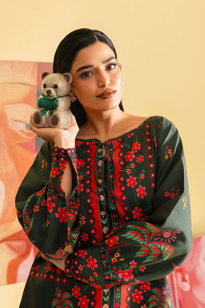 Green Floral Co-Ord Set 2pc