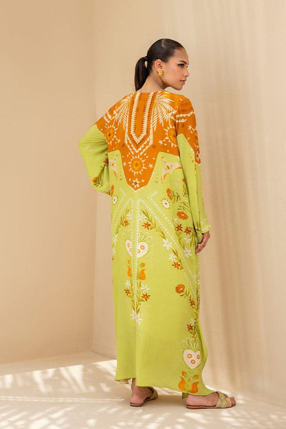 LONG SILK KAFTAN 2PC