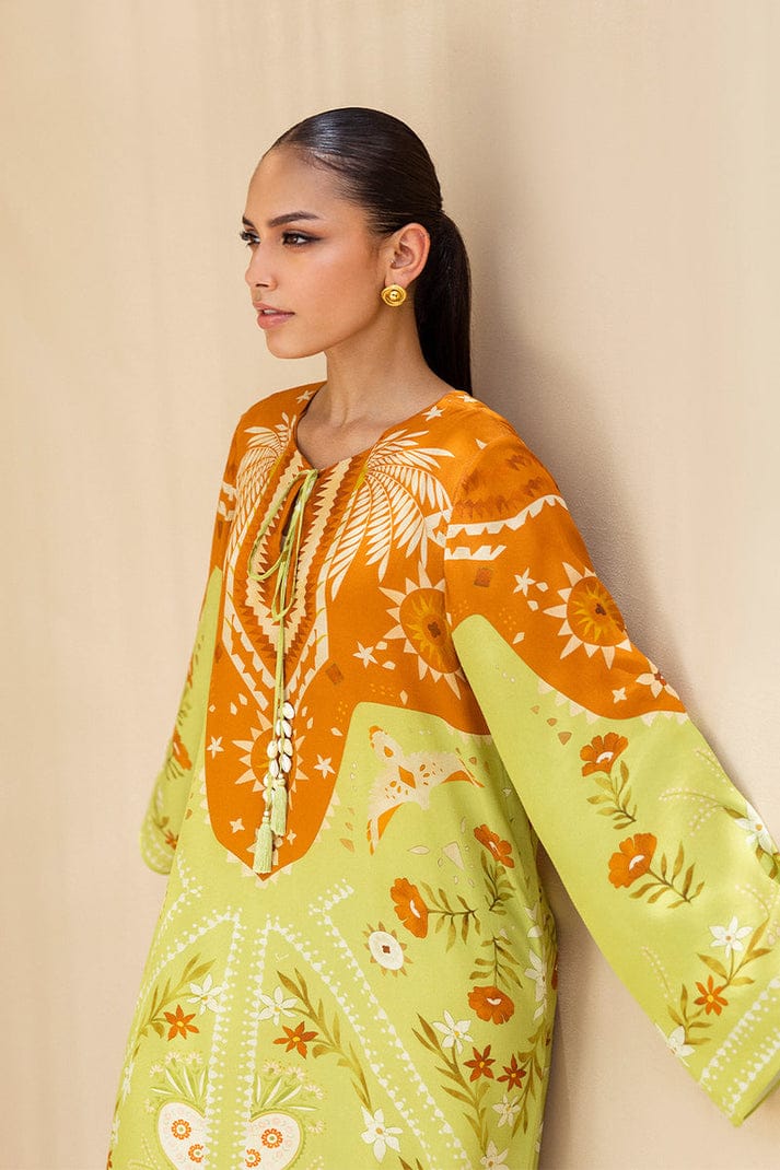 LONG SILK KAFTAN 2PC