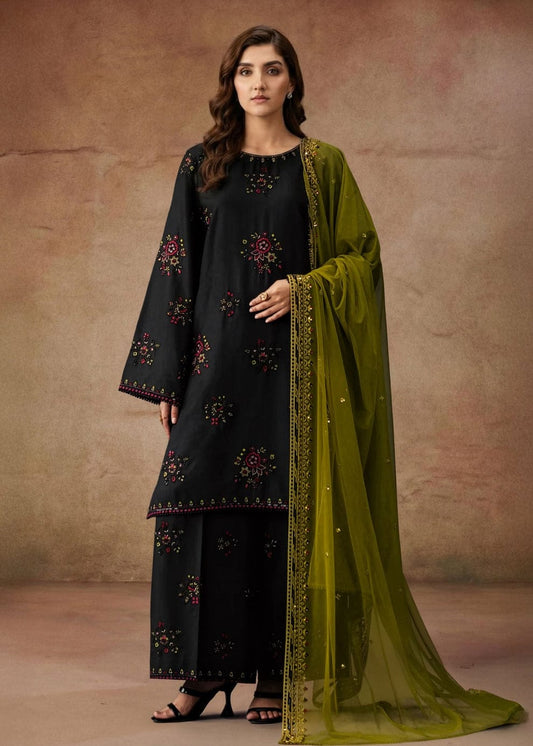SEHAR EMBROIDERY 3PC- Premium Eid Collection