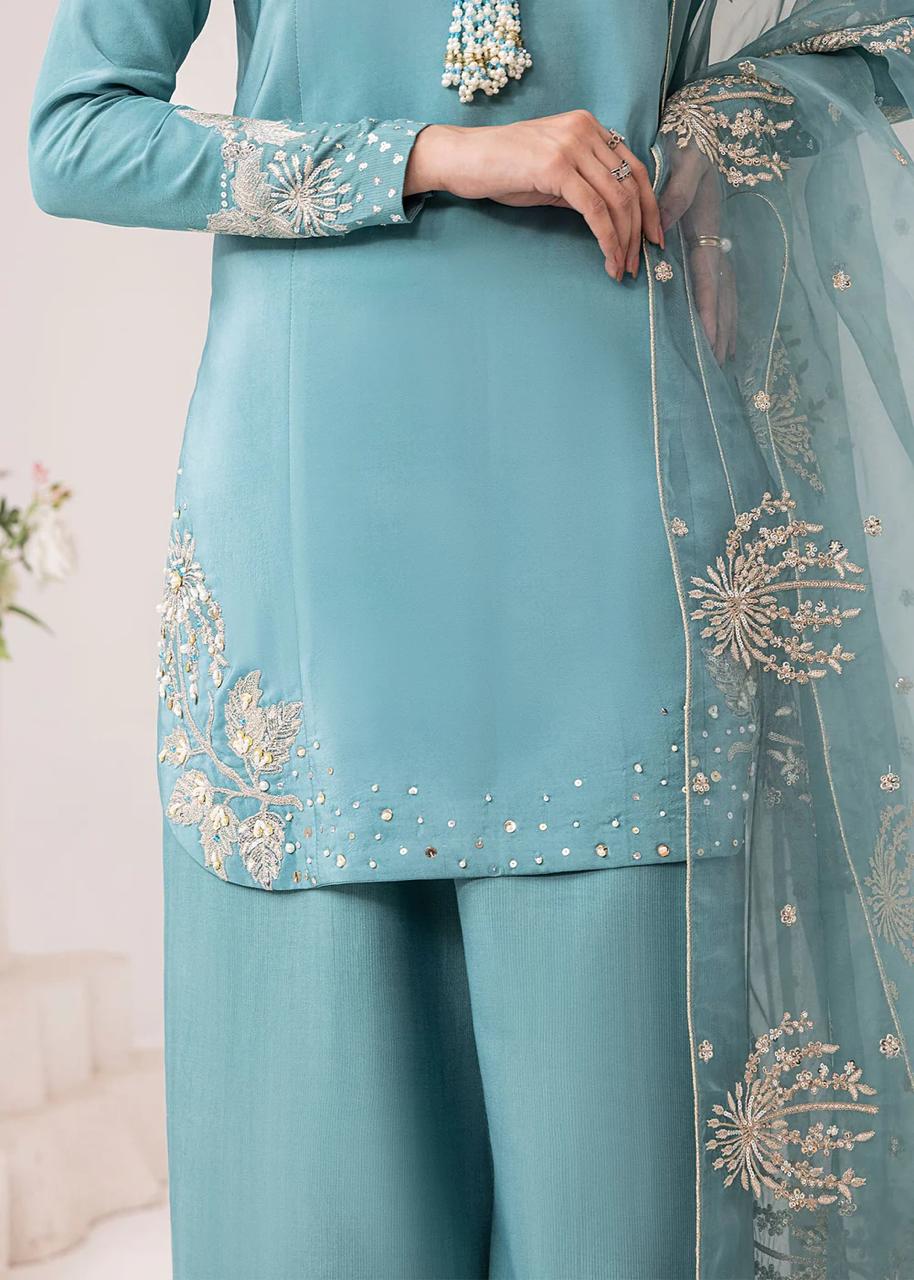 ERISHA EMBROIDERED 3PC – Premium Eid Collection