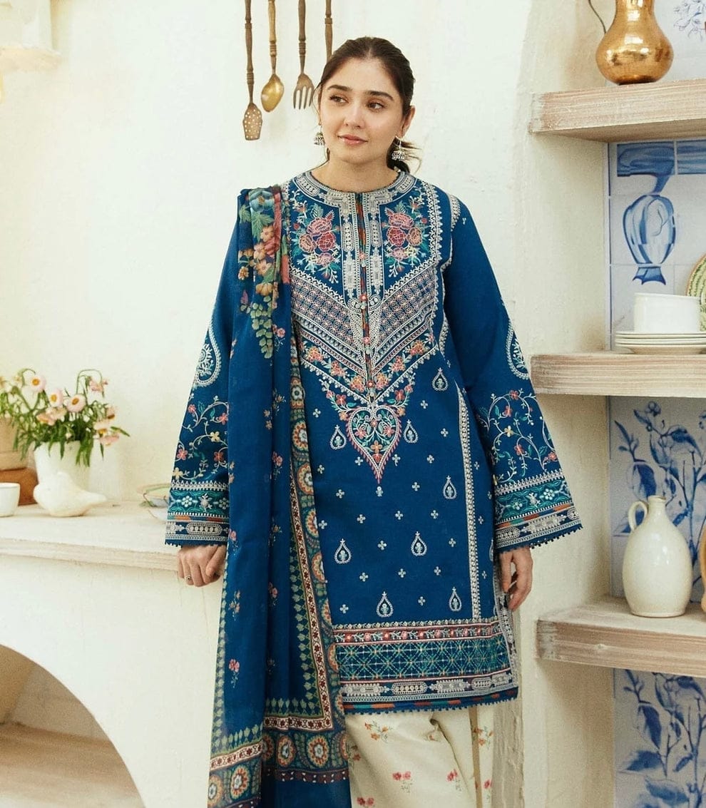 DURE FISHAN- Embroiderey 3PC