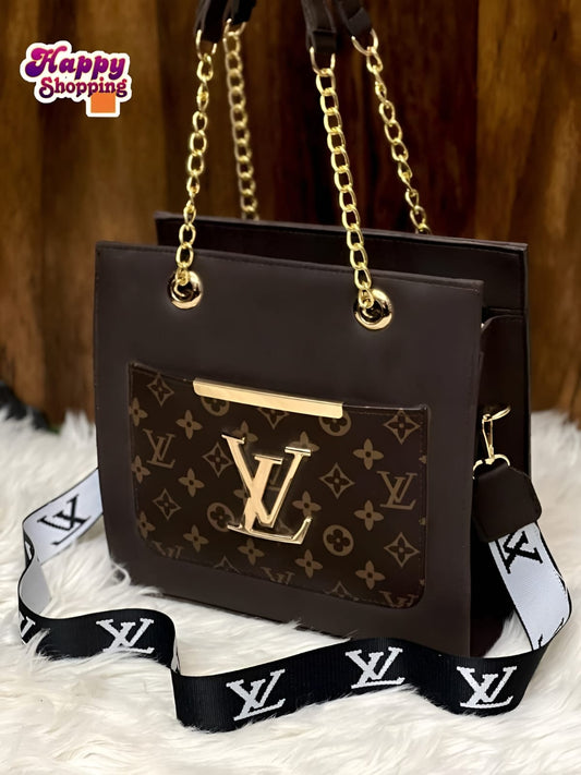 LV CROSS BODY BAG FOR GIRLS WITH 2 STRAP[