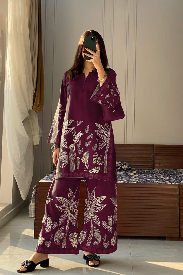 DIGITAL BLOCK PRINT CO ORD 2PC