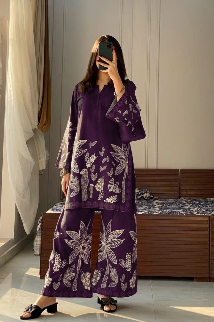 DIGITAL BLOCK PRINT CO ORD 2PC
