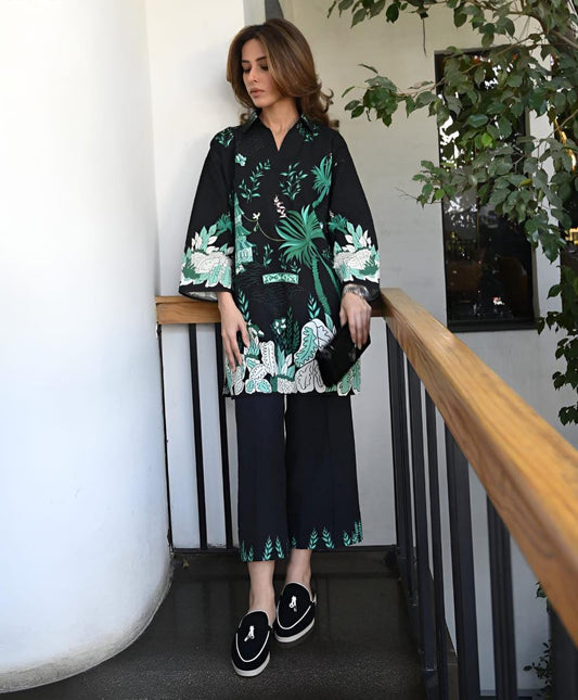 AESTHETIC DIGITAL PRINTED Co ORD SET 2PC