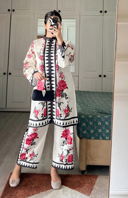 GULAB DIGITAL PRINTED CO ORD SET 2PC