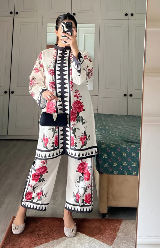 GULAB DIGITAL PRINTED CO ORD SET 2PC