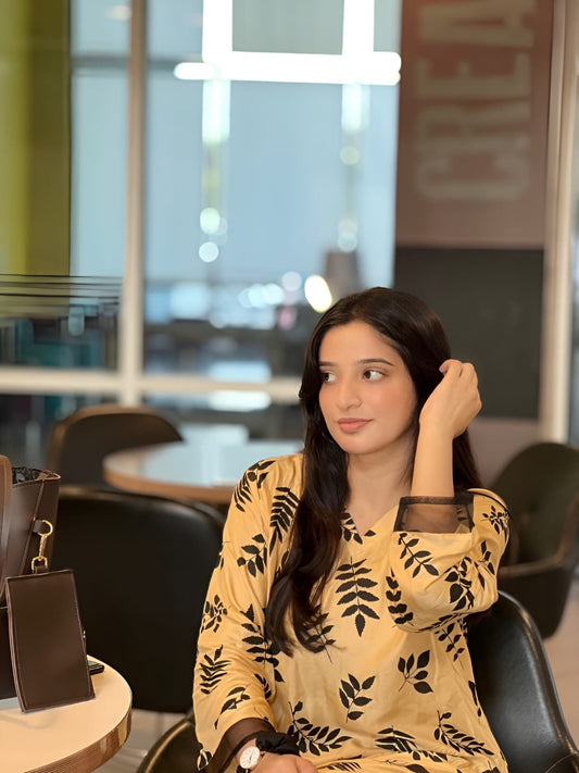 MIDNIGHT GOLD PRINTED 2PC