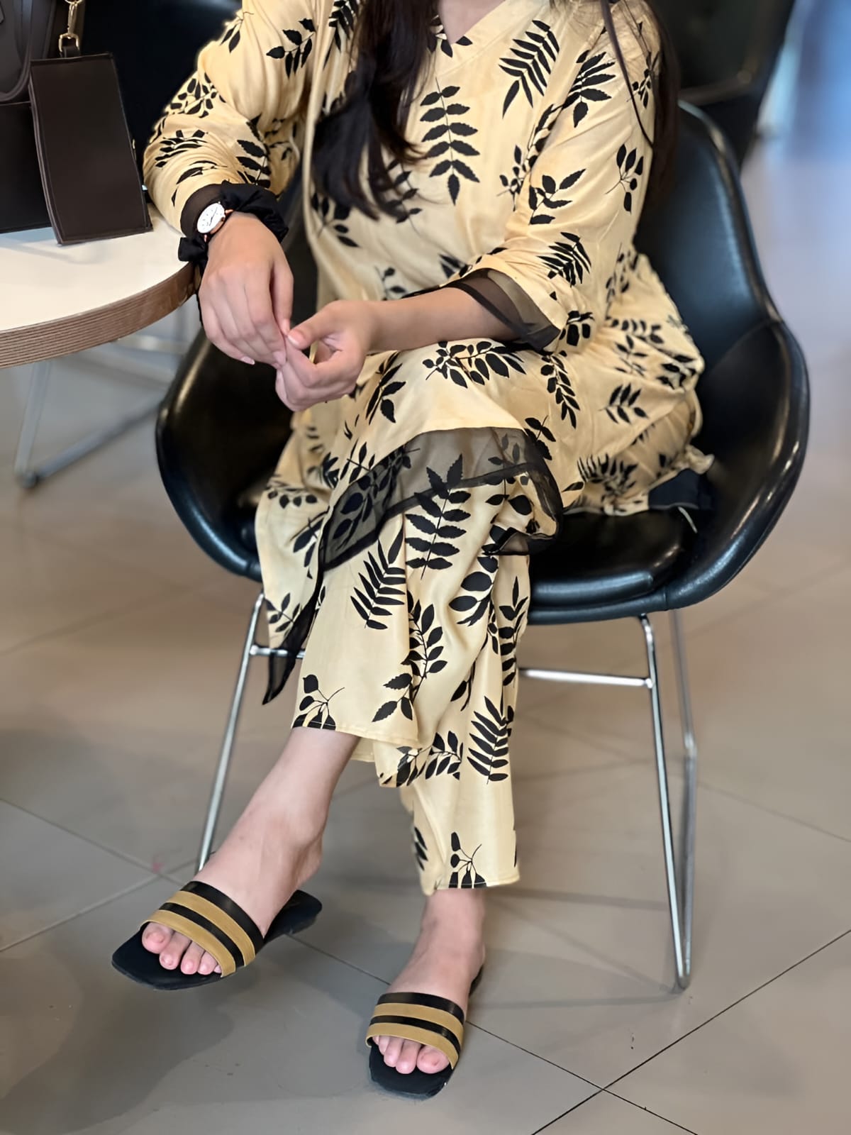 MIDNIGHT GOLD PRINTED 2PC