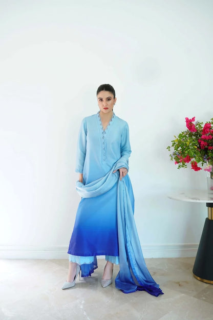 SHAMOOZ SILK PRINTED UNSTITCHED 3PC