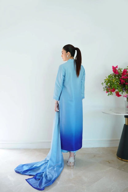 SHAMOOZ SILK PRINTED UNSTITCHED 3PC