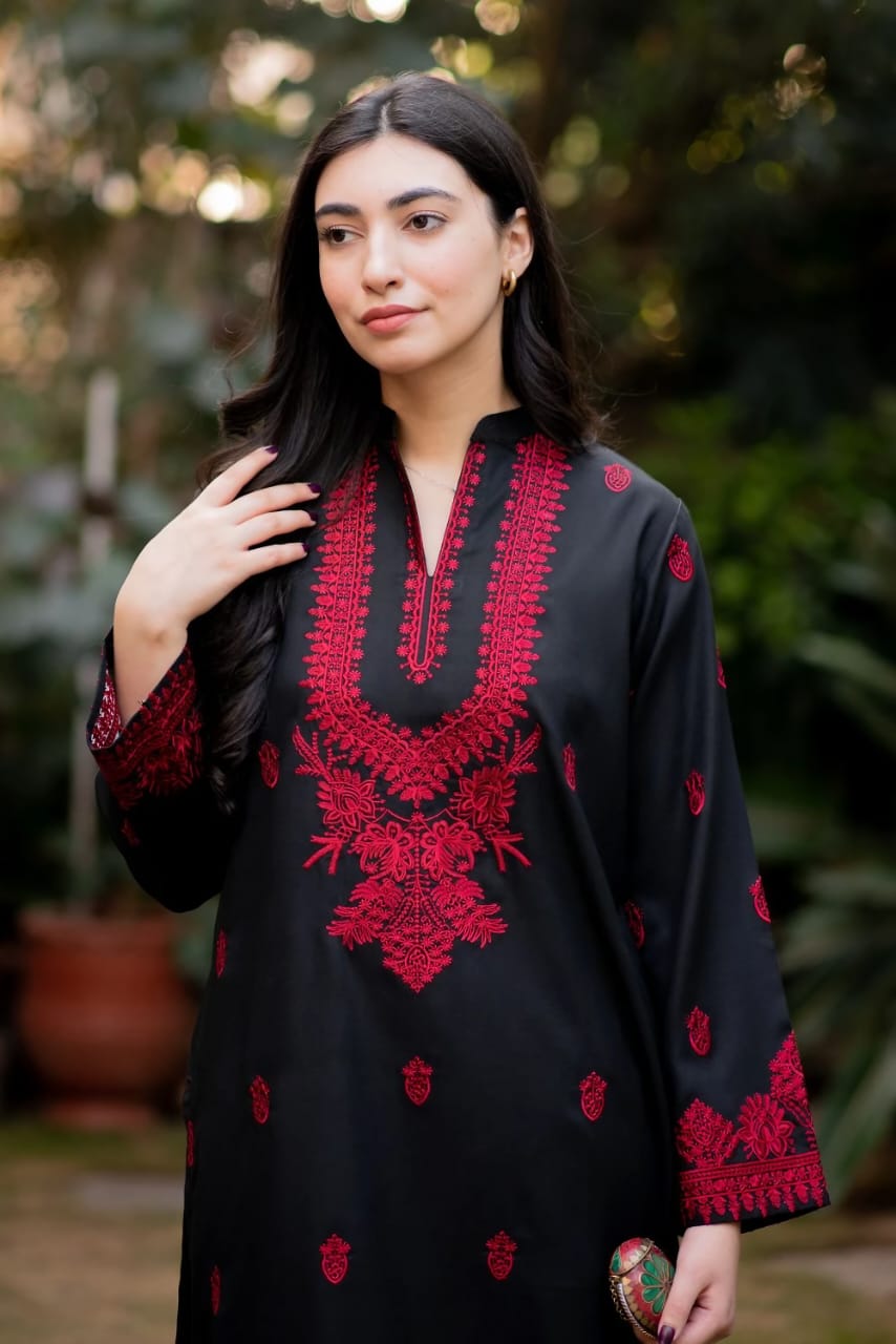 Batik Dhanak 2pc Embroided