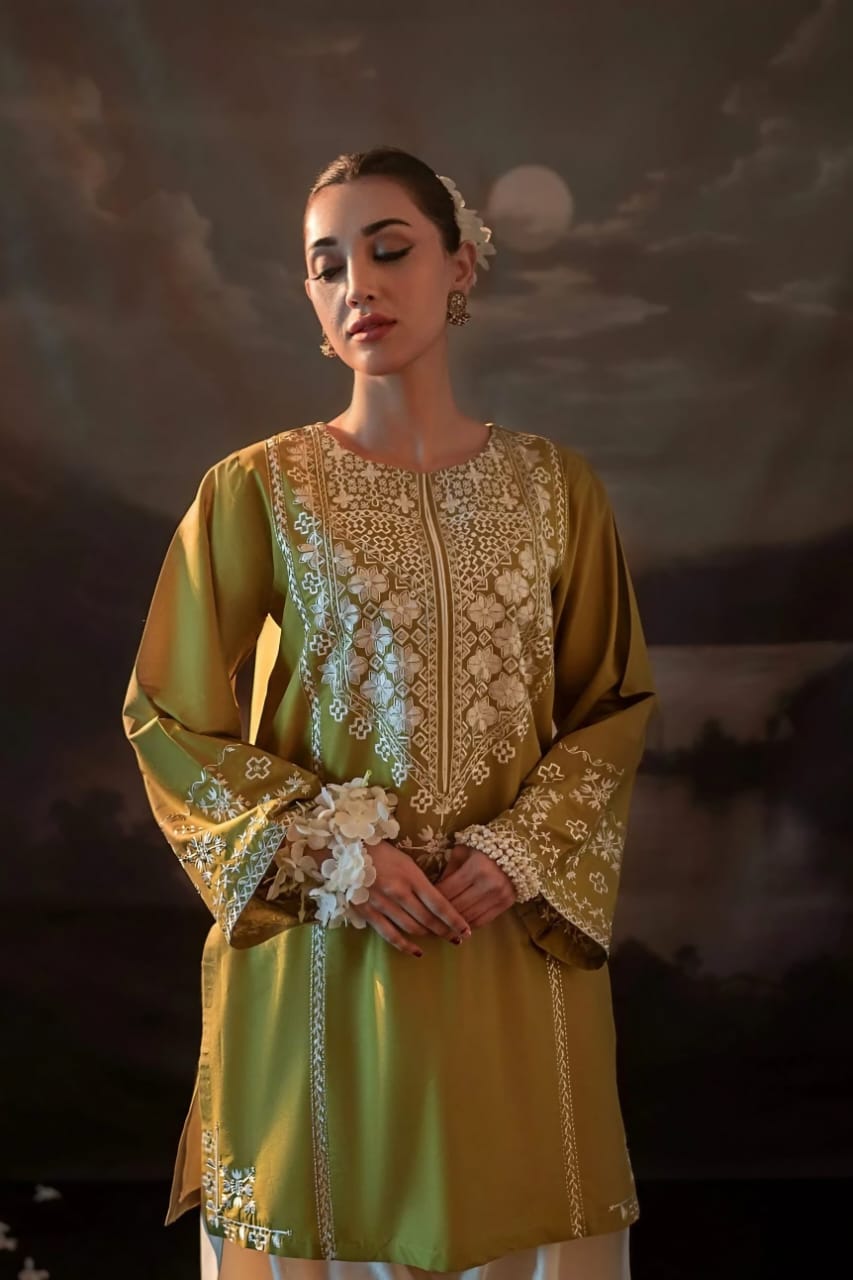 URGE Dhanak Embroided 2pc Sequence Work