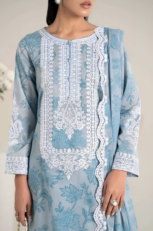 MARIA.B - Embroidered Patch work Unstitched 3pc✓