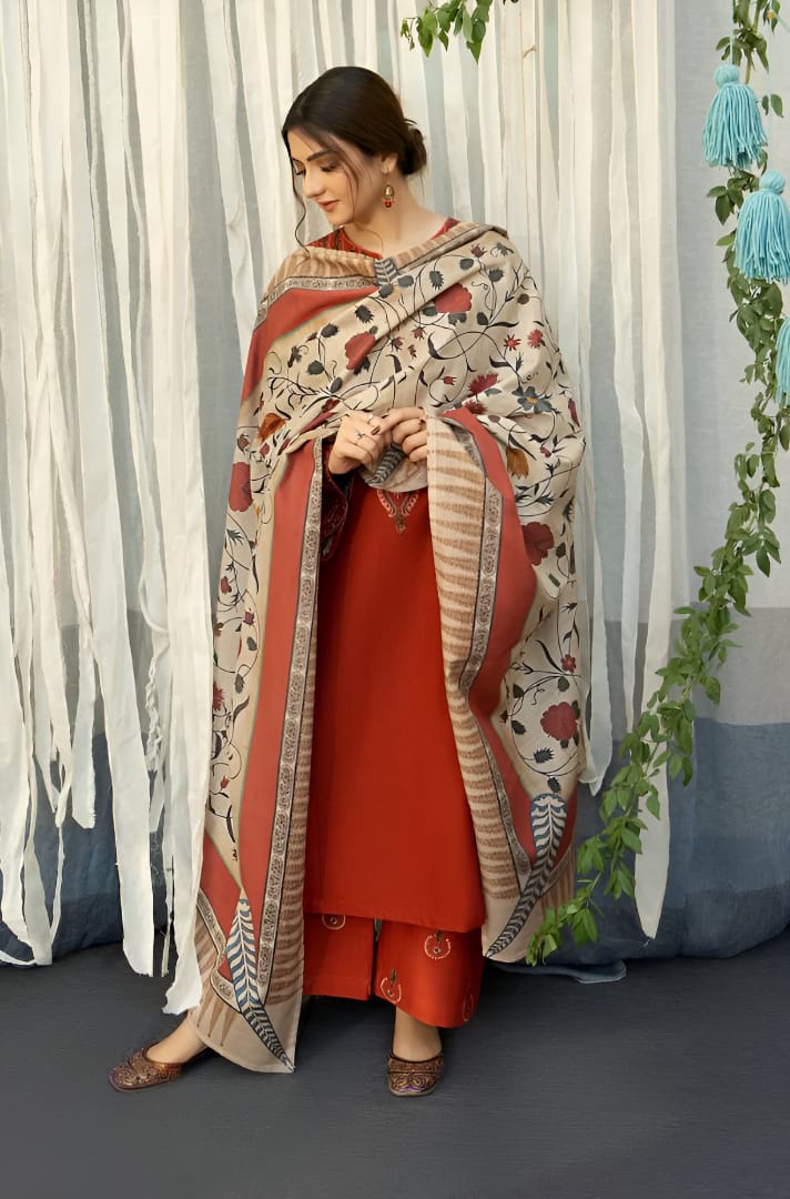 Urge Luxury 3 Pcs With Turkashi Diamond Dupatta