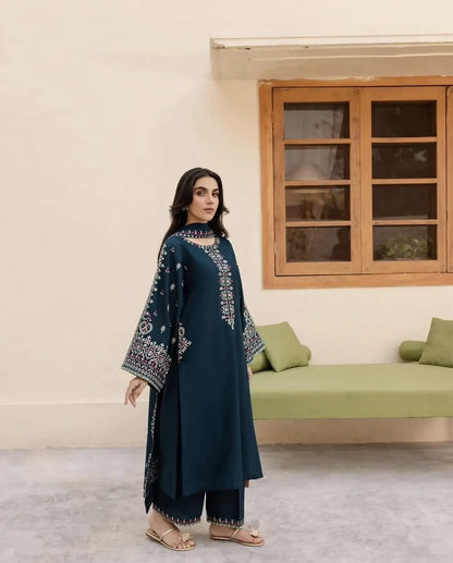 MASHAL – Embroidery Lawn Stitched 3-Piece Suit