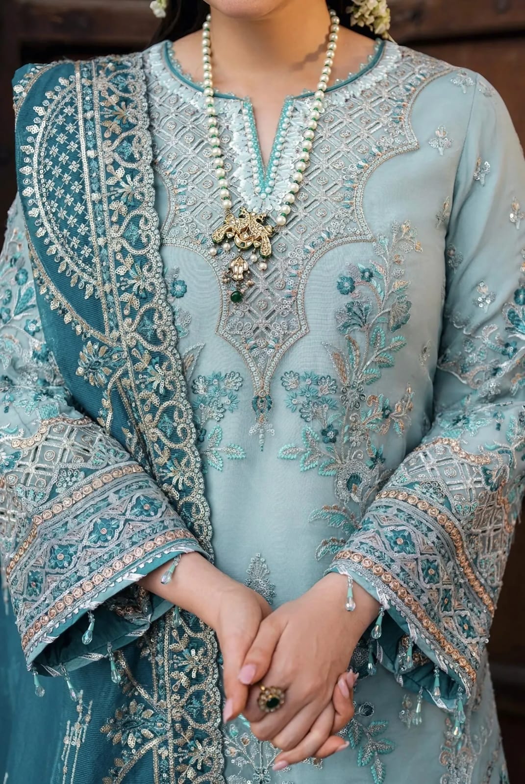 IMROZIA PREMIUM - Baad e saba Luxury 3pc