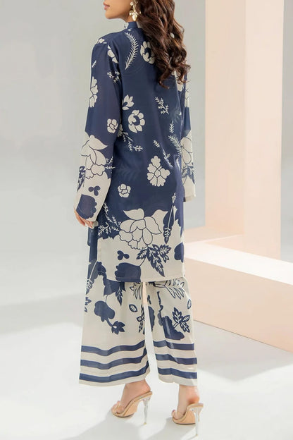 Stitched 2 Piece Printed Shirt and Printed Trouser