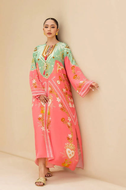 LONG SILK KAFTAN 2pc