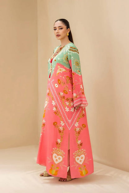 LONG SILK KAFTAN 2pc