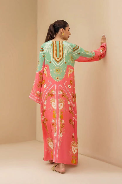 LONG SILK KAFTAN 2pc