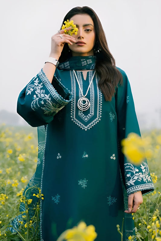 RAMSHA - 3pc Embroidered Shirt Winter arrival
