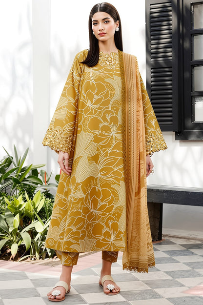 Khaddar Honey Digital Printed 3- Piece