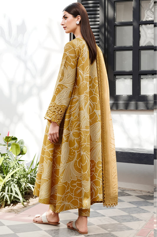 Khaddar Honey Digital Printed 3- Piece