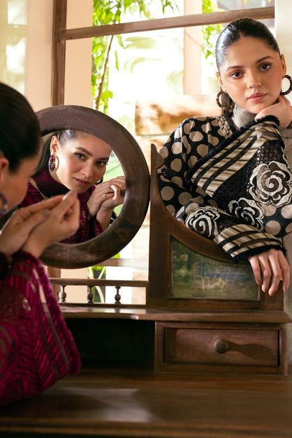 BAROQUE Khaddar All-Over Printed Unstitched 3-Piece