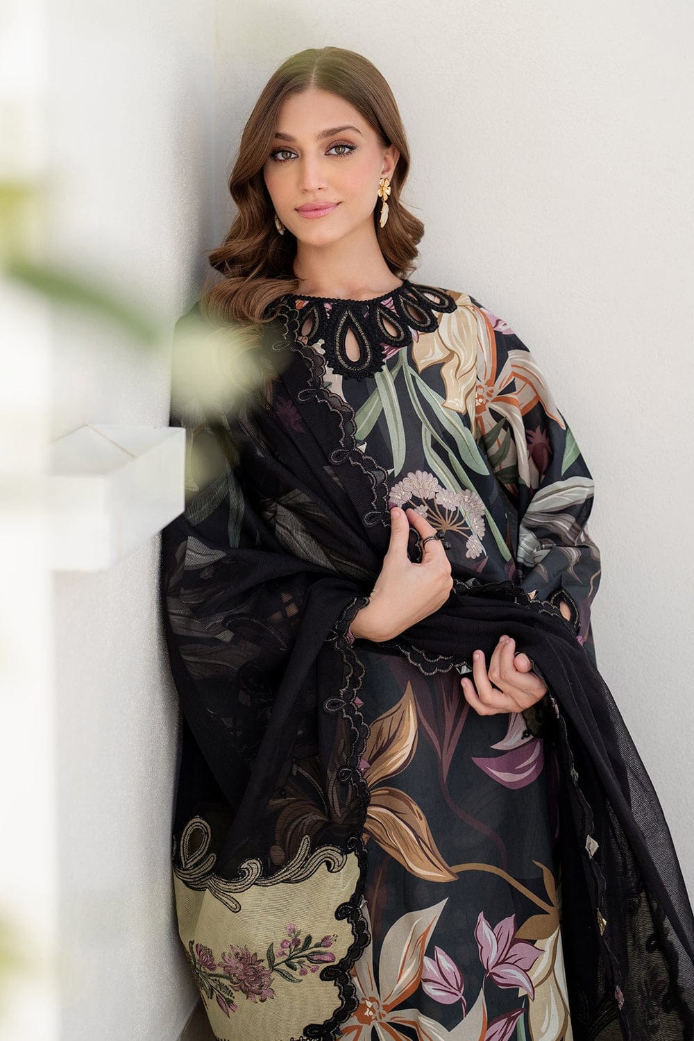 BAROQUE All-Over Printed Unstitched 3-Piece