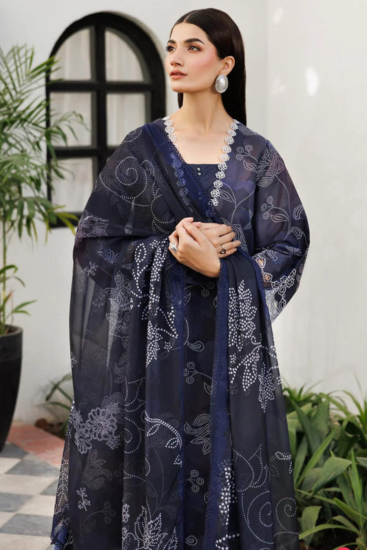 Digital Printed Khaddar 3- Piece