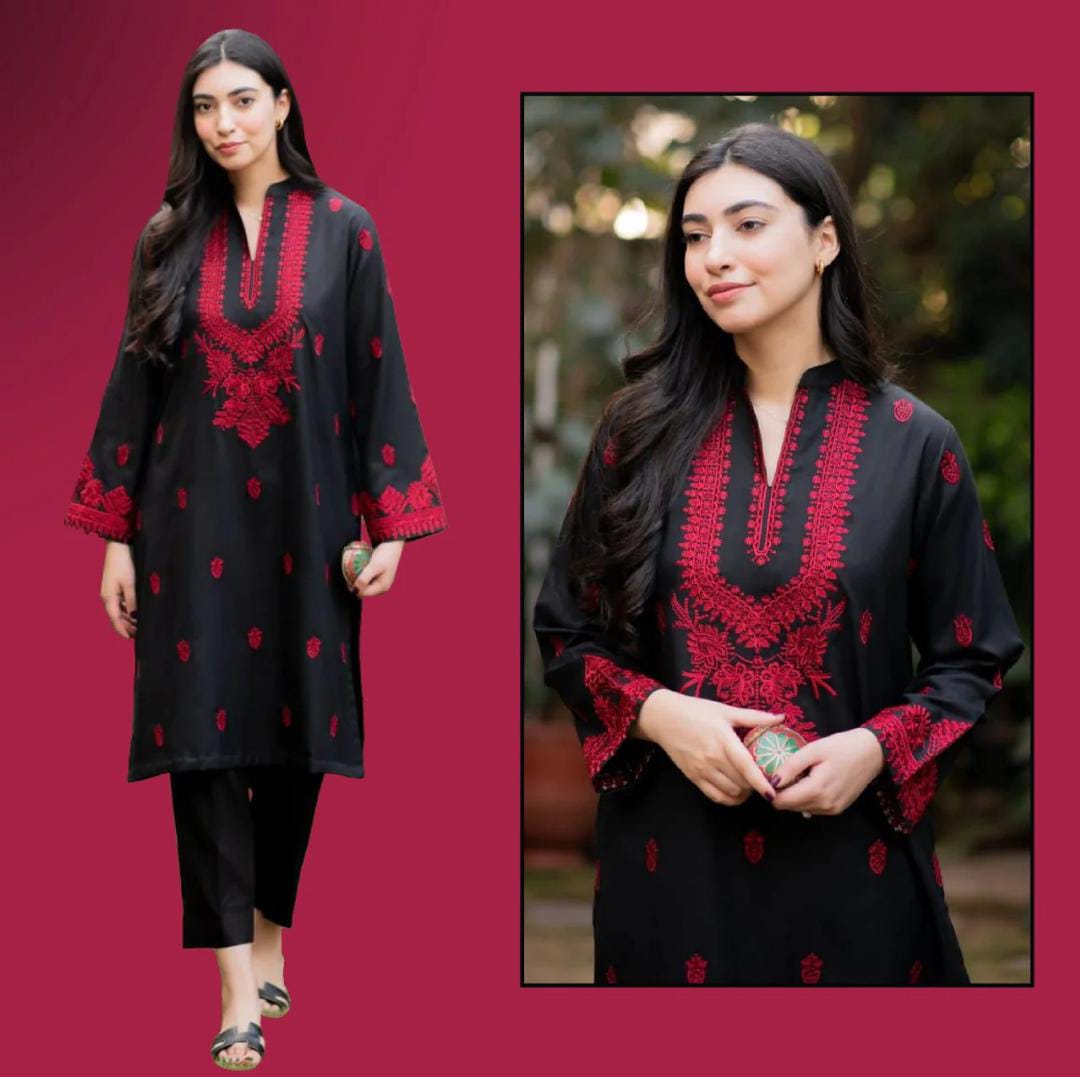 Batik Dhanak 2pc Embroided