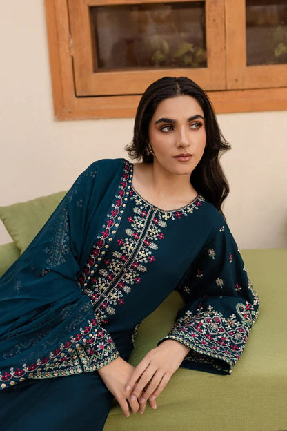 MASHAL – Embroidery Lawn Stitched 3-Piece Suit